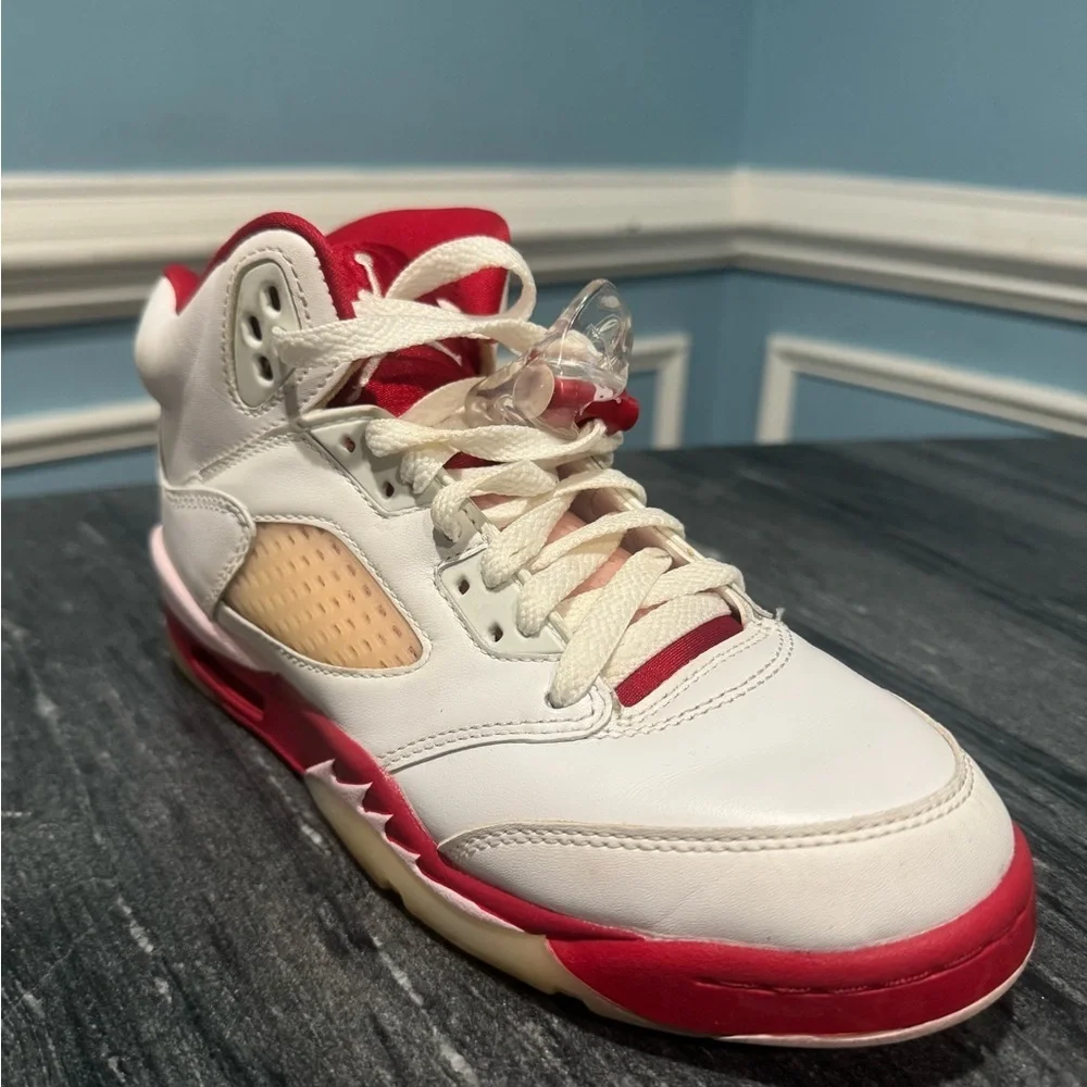 Jordan Kids Sneakers White and Red